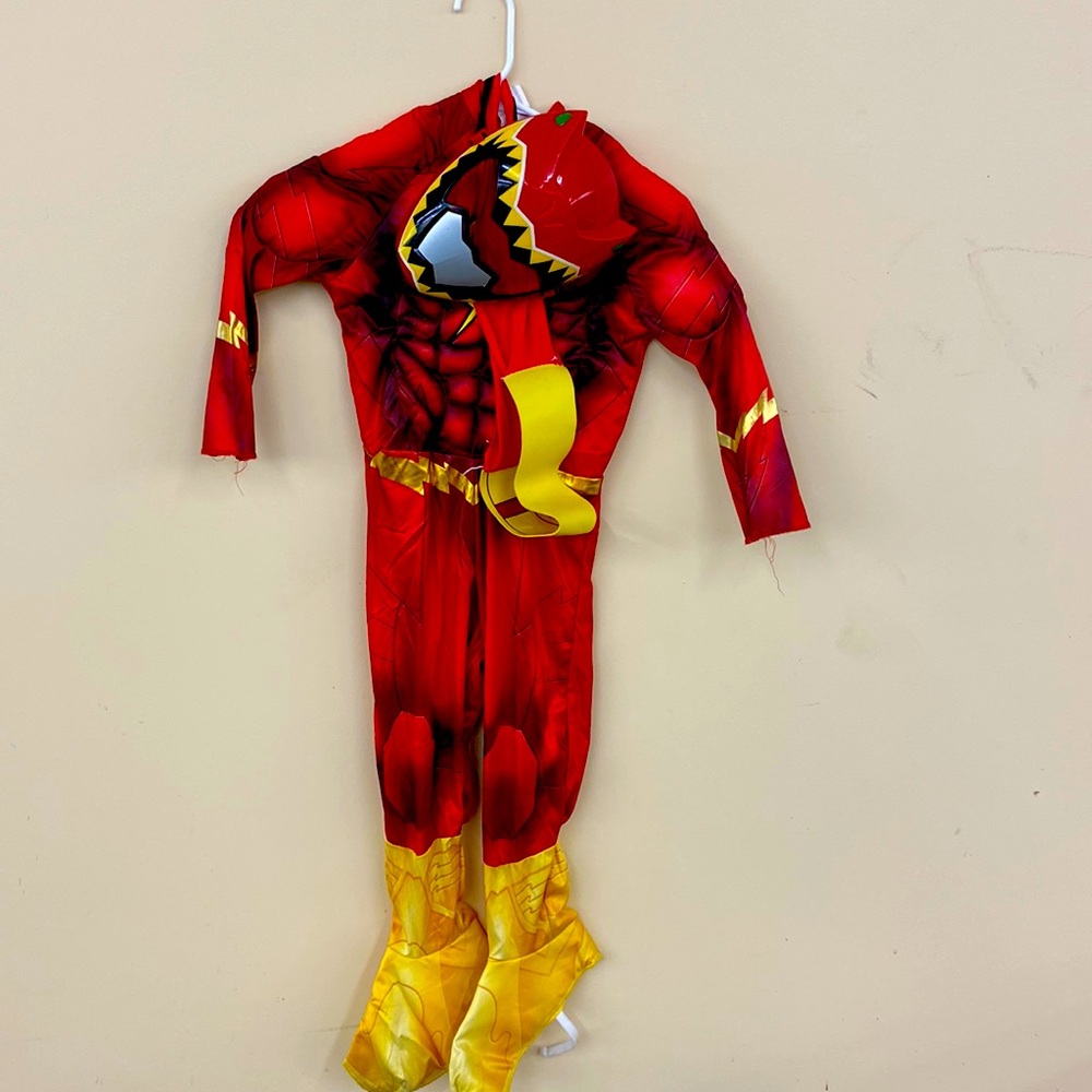 Flash dress-up costume with mask size 5/6